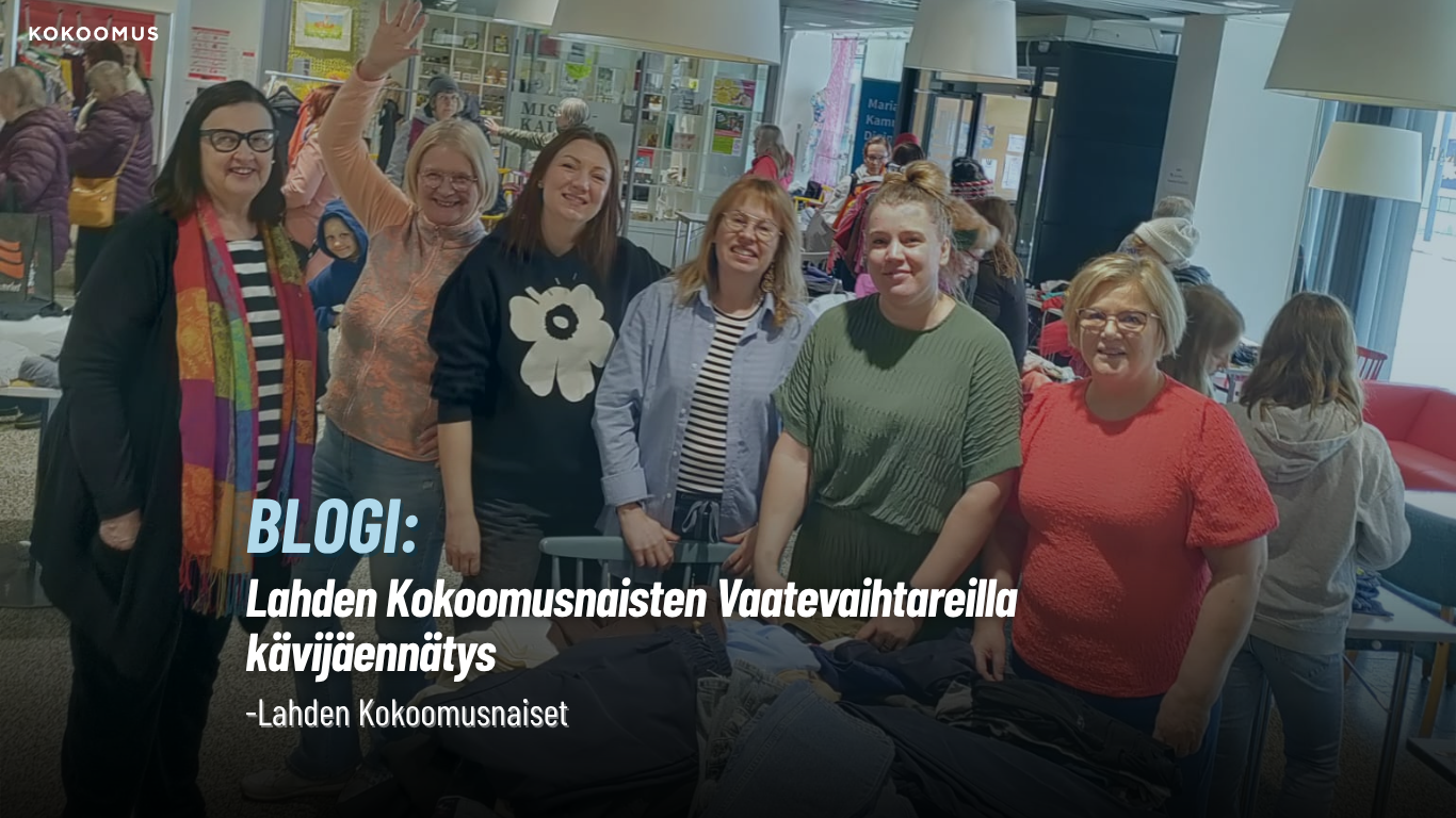 Lahden Kokoomusnaisten Vaatevaihtareilla kävijäennätys